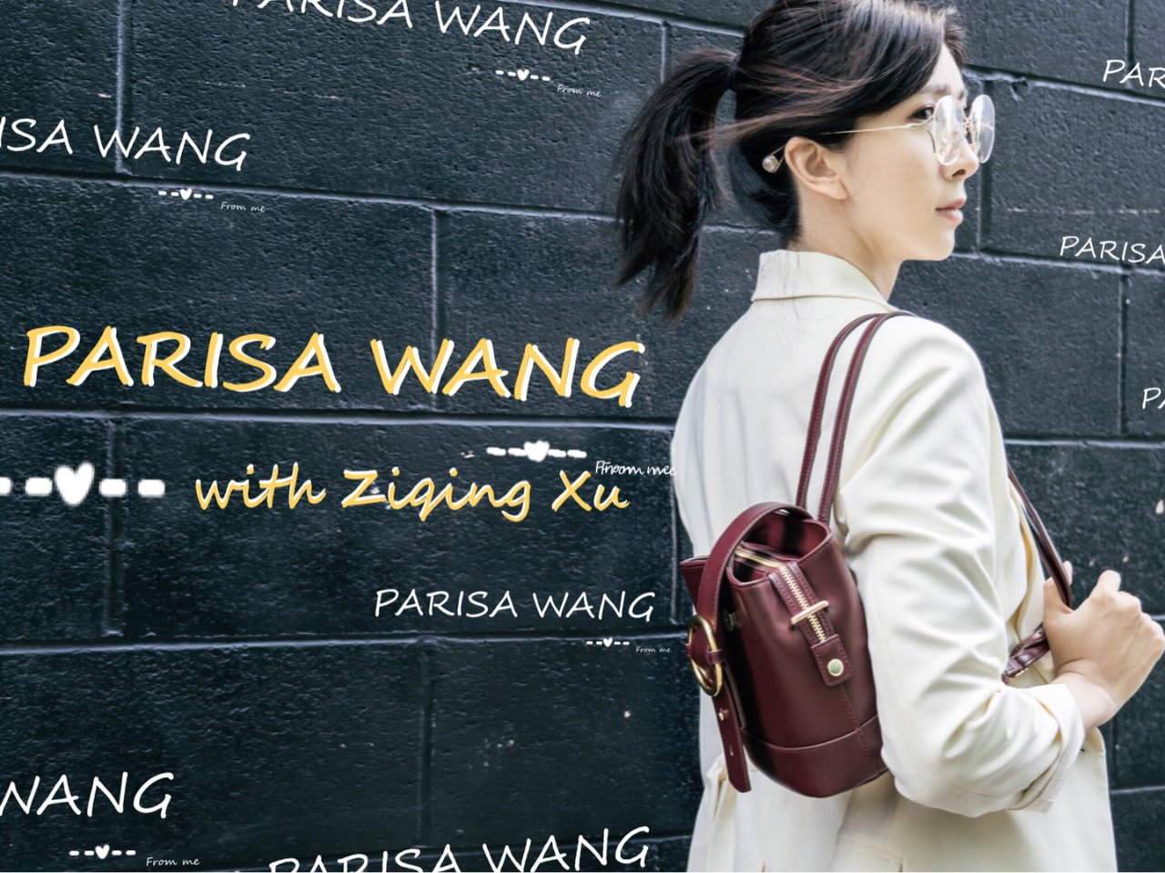 Quaint Official,Parisa Wang,西装外套,双肩包