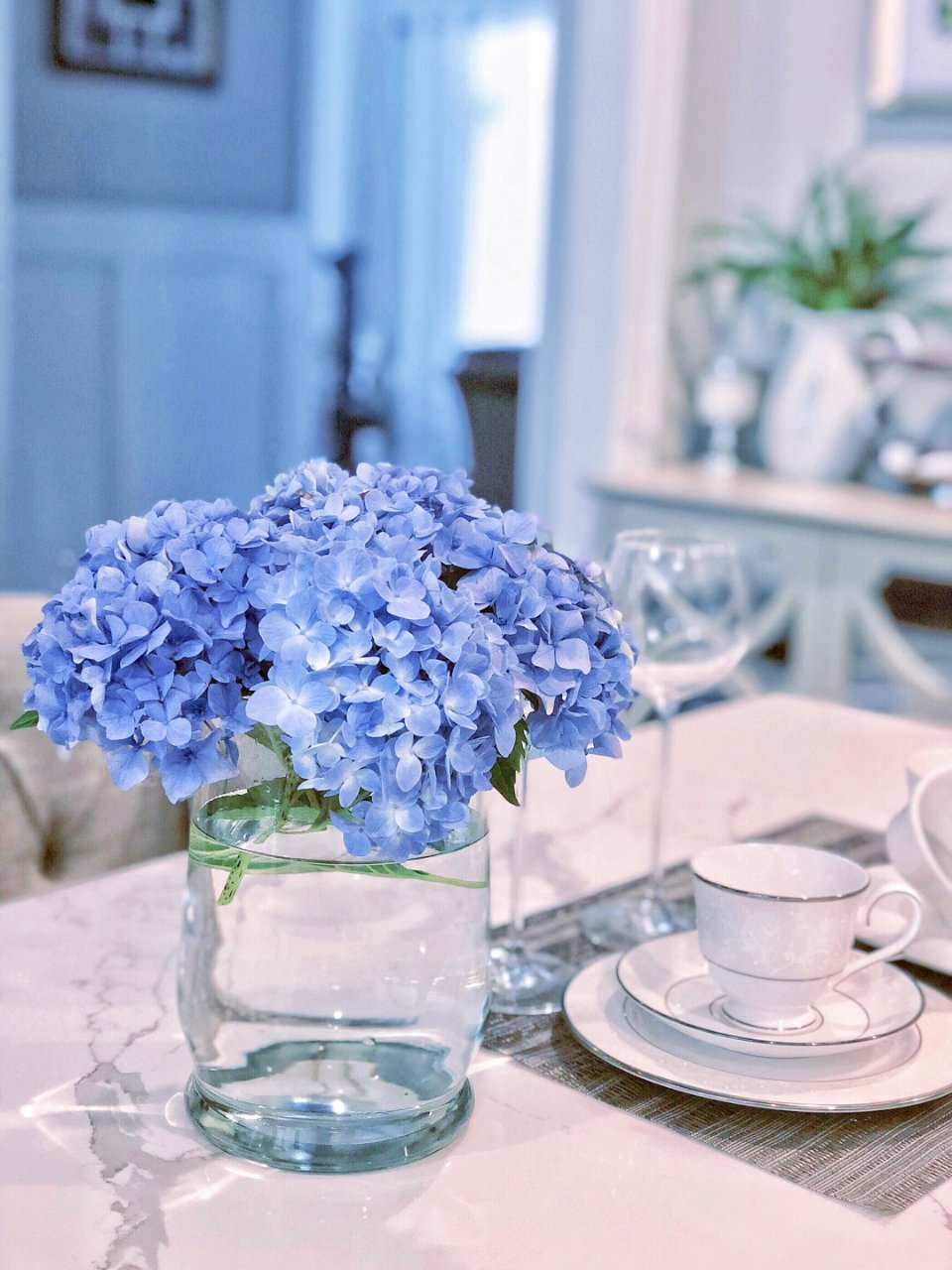 家点颜色|把蓝色“种”在花瓶里！...