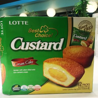 Lotte custard cream ...
