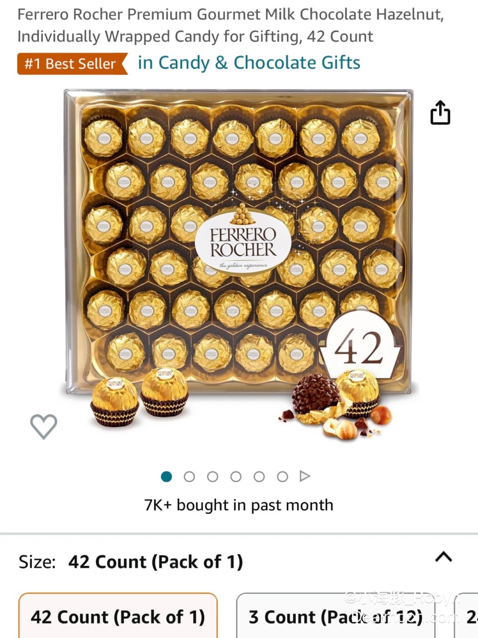 Ferrero费列罗大盒装巧克力🍫特价啦...