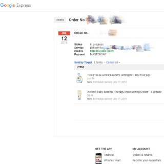 Google Express,Target 塔吉特百货