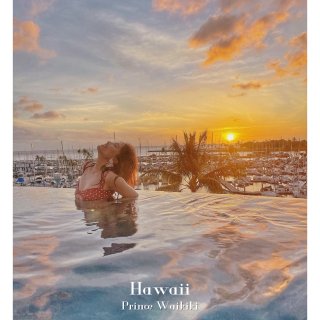 夏威夷▪️Waikiki超美落日无边泳池...