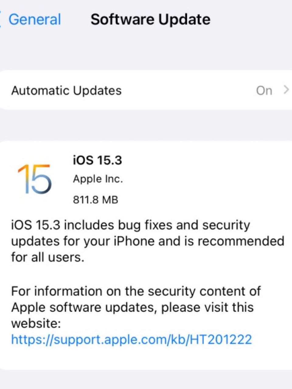 ‼️苹果紧急系统修复 - iOS 15....