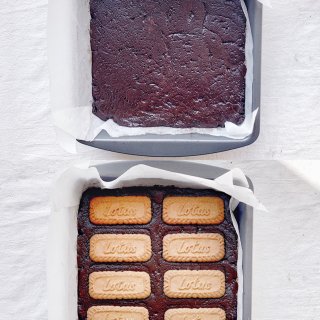 ㊙️巧克力控必入‼️零失误的焦糖饼干布朗...
