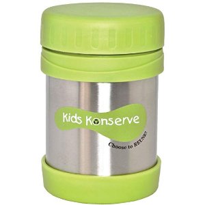 Kids Konserve Insulated Food Jar, Keeps Foods and Liquids Hot or Cold for Hours, Double-Walled and Vacuum Insulated, Dishwasher Safe