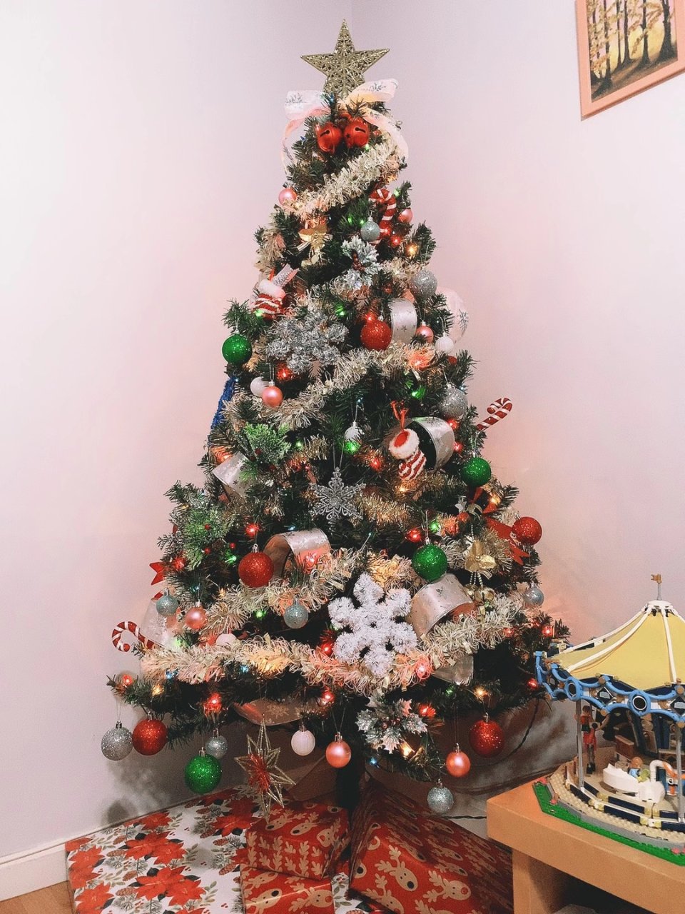圣诞节的小树