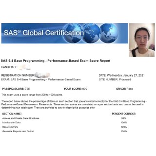 SAS Base certificati...