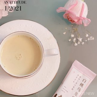 亚米零食｜白桃乌龙牛乳茶，新年第一杯小清...