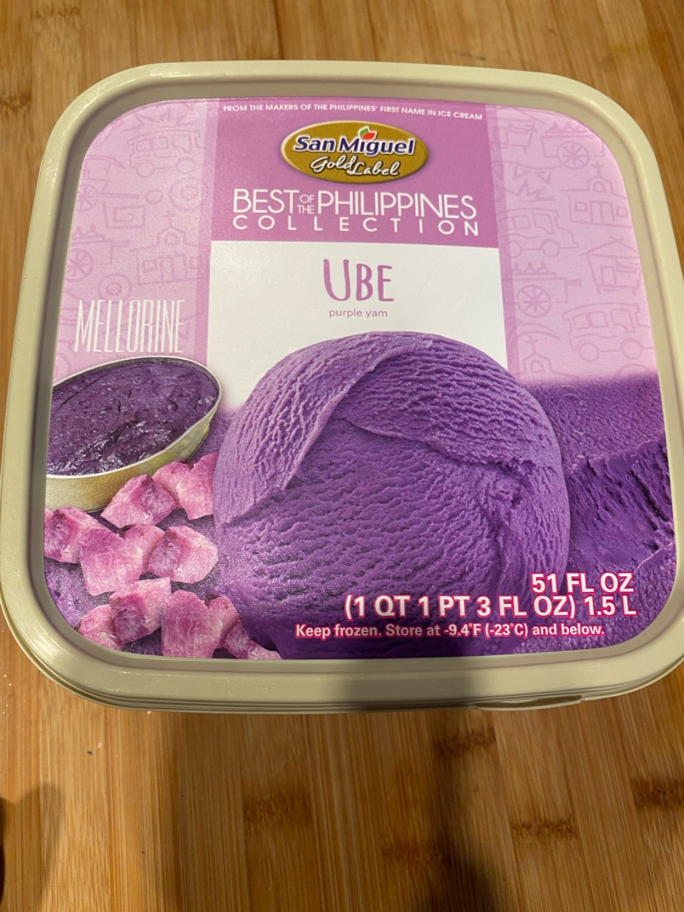 来自菲律宾的香芋冰淇凌～...