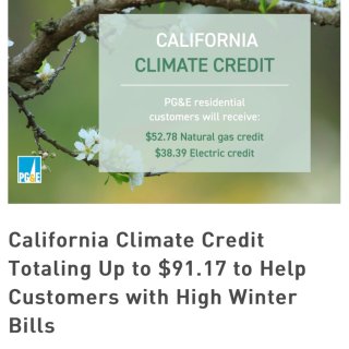 加州Climate Credit要提前发...