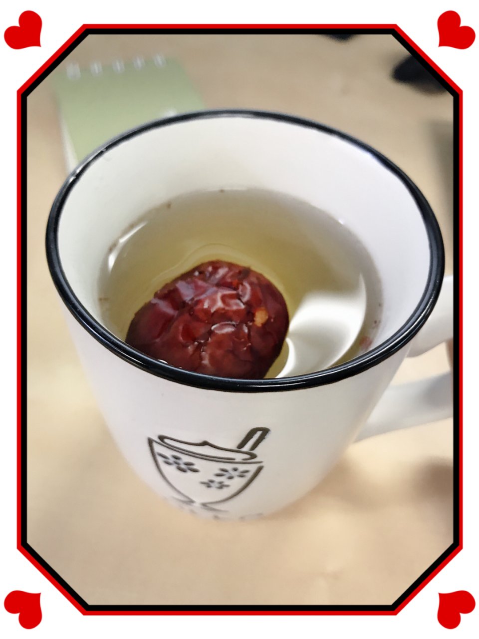 红枣水代替咖啡拿铁 ...