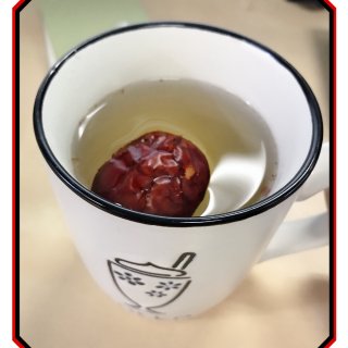 红枣水代替咖啡拿铁 ...