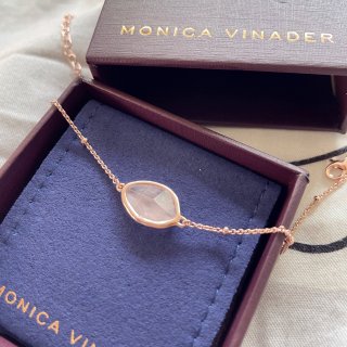 Monica Vinader,玫瑰金手链