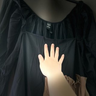 方领法式连衣裙👗...