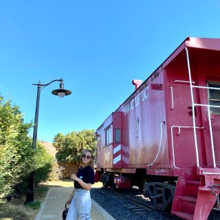 Fremont复古小火车·周末打卡拍照...