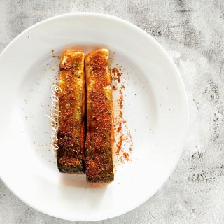 #免顾火+外酥里嫩的烤箱版照烧三文鱼食谱...