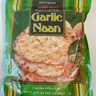 香喷喷的印度大蒜烤饼 Garlic Na...