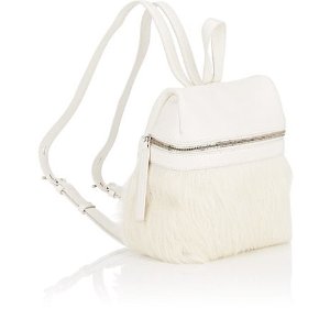 $124.5 Kara Small Calf Hair & Leather Backpack | Barneys Warehouse Kara 小号牛皮双肩包