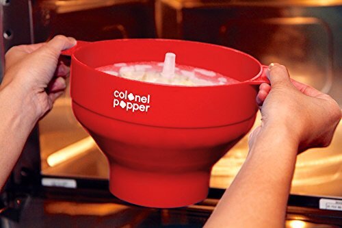 闪购：Colonel Popper Microwave Popcorn Maker Air Popper Silicone Bowl 硅胶爆米花制作神器