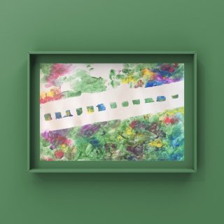 儿童绘画🎨莫奈的睡莲与桥...