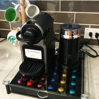 nespresso咖啡机,nespresso奶泡机,amazon胶囊咖啡收纳