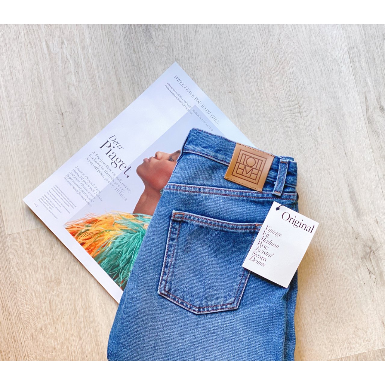 Totême: Blue Original Jeans | SSENSE