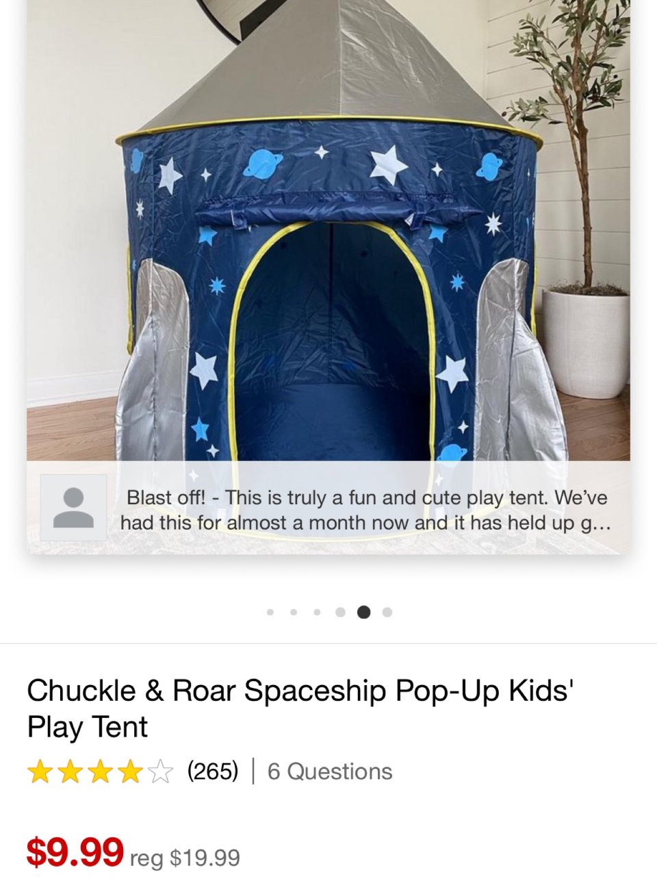 target今年toddler tent...