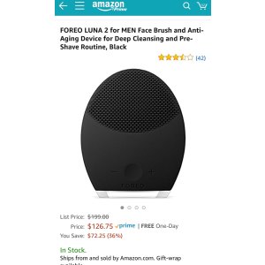 $126.75 FOREO LUNA 2 男士洗脸仪