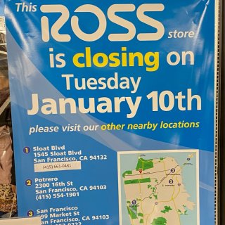 旧金山湾区📍家附近的Ross要关店了😱...