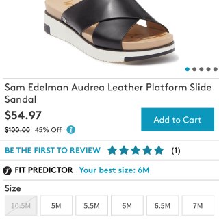 Nordstrom,Sam Edelman | Audrea Leather Platform Slide Sandal | Nordstrom Rack