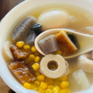 健康快手餐：虾肉沙拉🥗+关东煮汤...