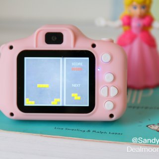 粉色控小小摄影师的照相机...