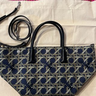 Small Canvas Basketweave Tote: Women's Designer Tote Bags | Tory Burch