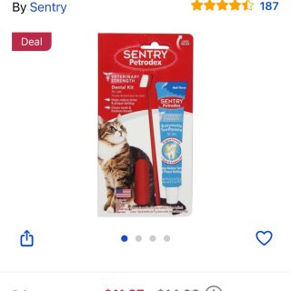 猫咪牙膏牙刷套装
