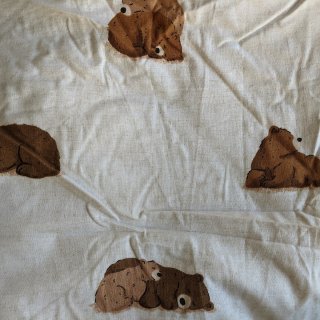 敲可爱的熊熊被套+枕套...