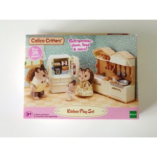 Calico critters厨房玩具，...