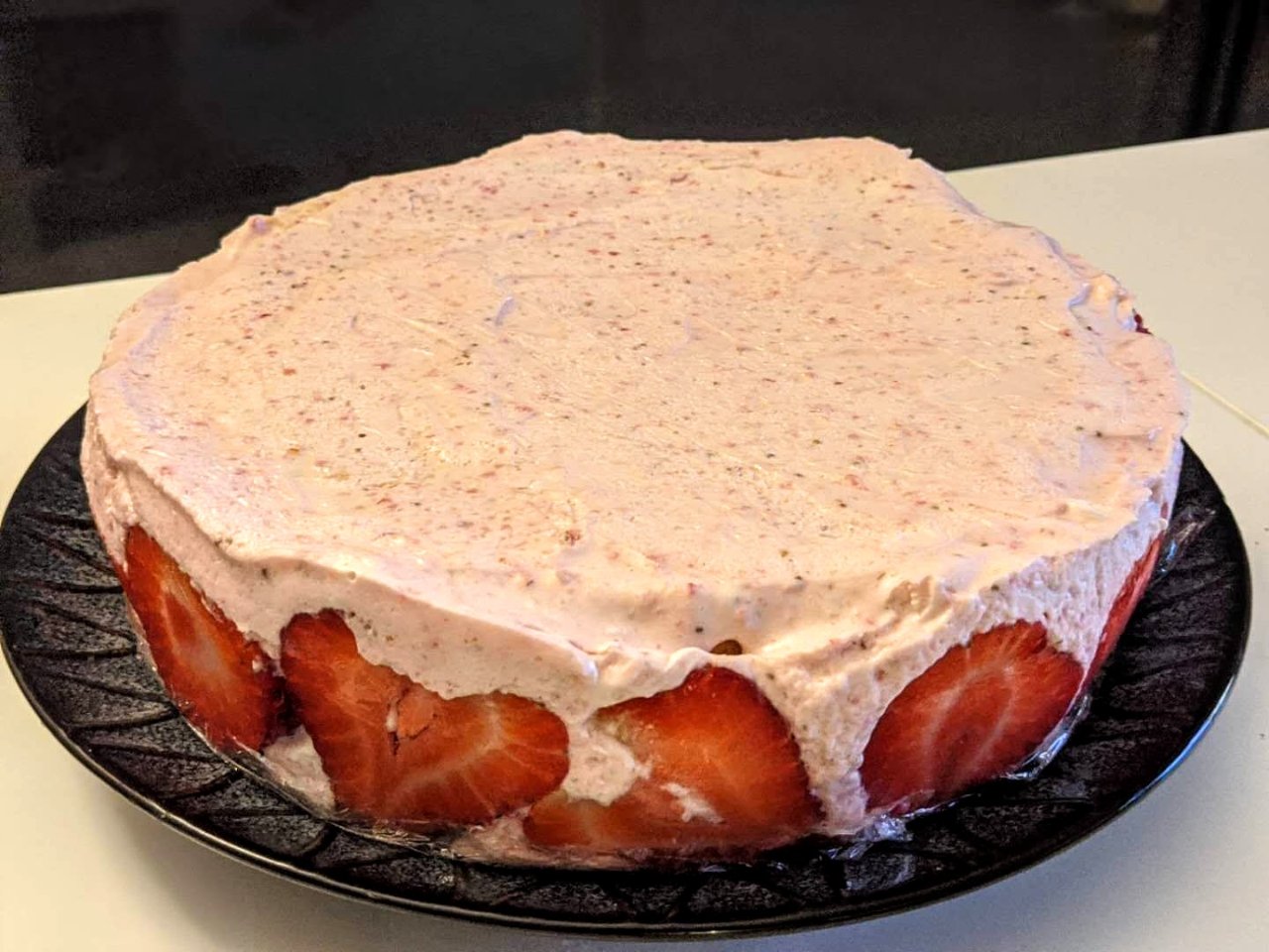 草莓慕斯蛋糕🎂...