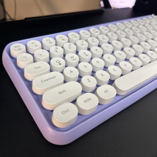 高颜值键盘 - 马卡龙紫...
