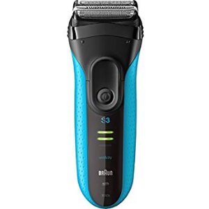 Braun Electric Razor for Men/Electric Shaver, Series 3 310s, Rechargeable, Wet & Dry, Blue
