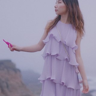 【梦幻紫蛋糕裙Look】...