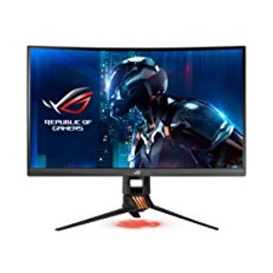 $749 ASUS ROG Swift PG27VQ 27 1440p 1ms 165Hz DP HDMI G-SYNC Aura Sync Curved Gaming Monitor 显示器