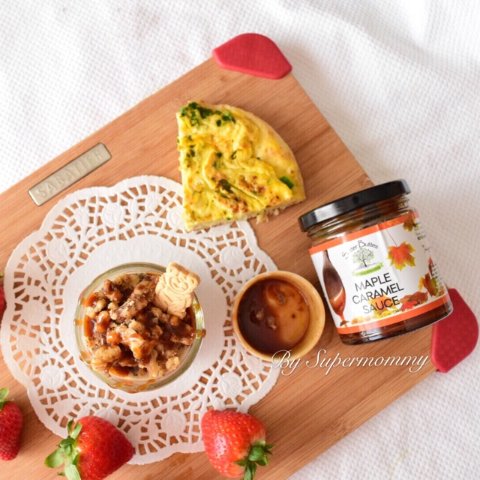 ?明天早餐吃什么？DIY焦糖红茶牛奶overnight oats.

如果你喜欢