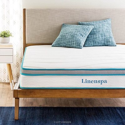 LinenSpa 8英寸记忆棉加内弹簧组合床垫 Twin size