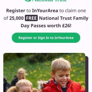 National Trust免费家庭日票...