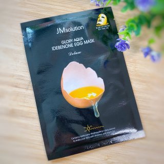 【人气新品】韩国JM SOLUTION 鸡蛋营养光滑 毛孔细致艾地苯醌成分面膜 10片入 - 亚米网
