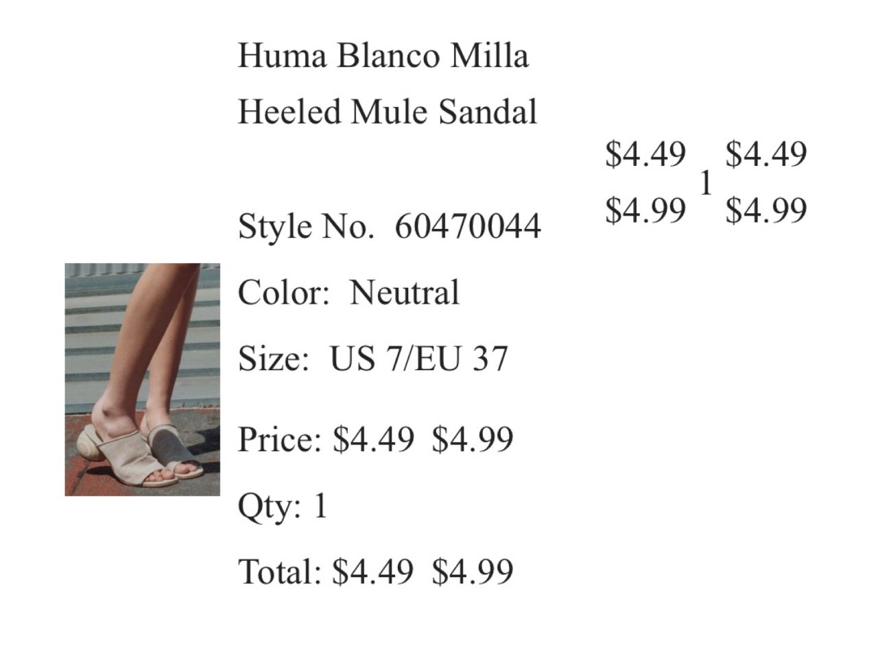 Huma Blanco 凉鞋👡...
