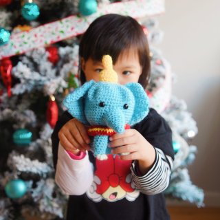 【钩针圣诞倒数礼盒之大耳朵小象Dumbo...