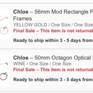 Chloe | 47mm Round Full Rim Optical Frames | Nordstrom Rack
