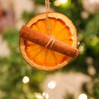 香香的烤橙片｜圣诞树装饰...