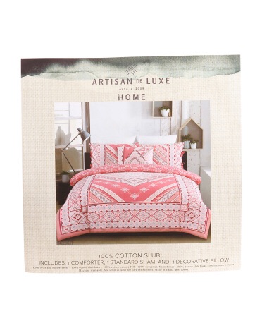3pc Joy Comforter & Throw Pillow Set - Bedroom 三件套装 枕头和被子
